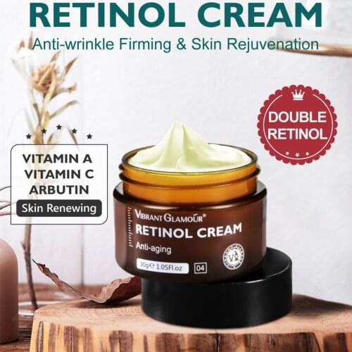 Retinol Face Cream Firming Lifting Anti-Aging Remove Wrinkle Brightening Cream Moisturizing Facial Skin Care