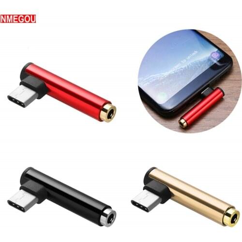 Metal USB Type-C Male To 3.5mm Jack Female Usbc Type C To 3.5 Headphone Audio Aux Adapter for Huawei Mate 20 Pro Xiaomi Mix 2