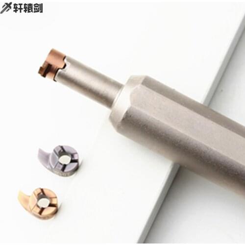 MG-H16-20-07R, MG-H16-30-09R, MG-H12-18-05R MB Small Inner Hole, Comma Insert, 6.5mm CNC Inner Hole, Deep Groove