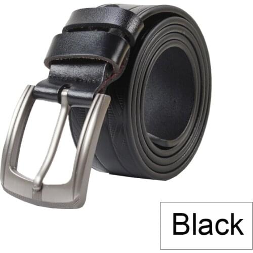 Ke Meiqi Leather Belt Mens Leather Pin Buckle Belt Mens Luxury Belt Tide Pants Belt Pure Leisure All-match