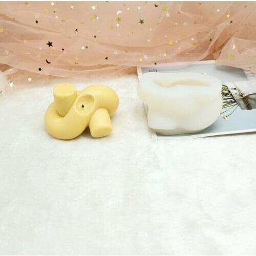 Irregular ​3D Candle Mold Silicone Mousse Cake Chocolate Dessert Molds Kitchen Baking Tool Aromatherapy Making Handmade Mold