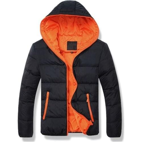 New waterproof winter jacket for men hoodie fur coat for men warm winter coat for men with thickened zipper camouflage double-si