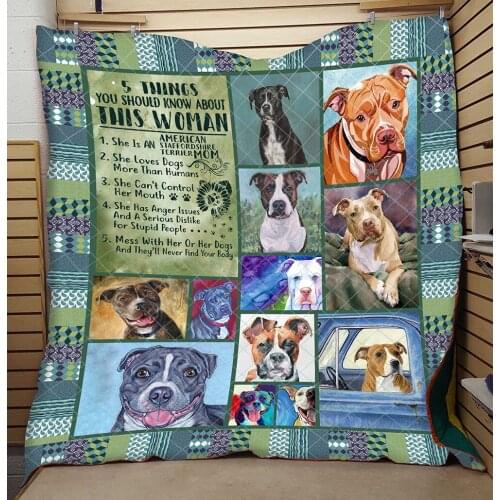 3D Painted Dog Quilt Fashionable Creative High End Kids School Teenager Adults Bed Spring Summer Quilt Dropping