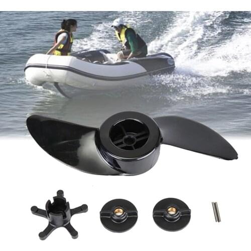 Durable 2-blade motor boat propeller electric engine outboard for Haibo ET34L