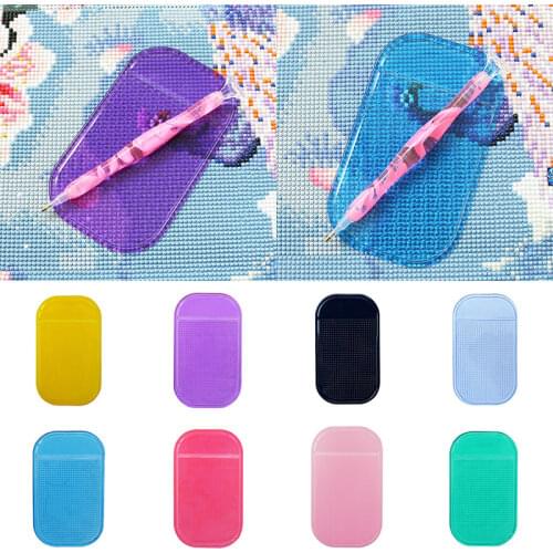 Anti-Slip Sticky Mat Diamond Painting Tools Non-slip Mat Embroidery Tray Holder Anti-Slip Washable DIY Diamond Accessories