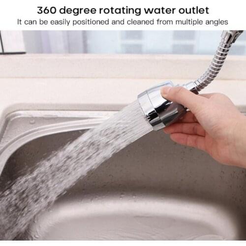 New Super Durable Water-saving 360° Rotating Kitchen Faucet Water Tap Aerators Shower Filter Nozzle Water Saving Shower Spray