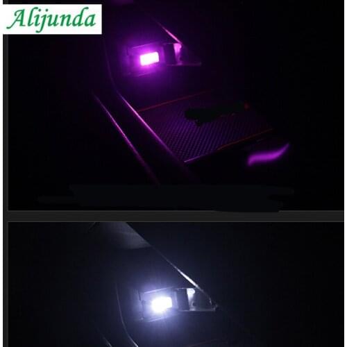 USB Night Light LED Car Interior Atmosphere Lamp Foot Lamp Lighting for Kia Hyundai ix35 iX45 iX25 i20 i30 Sonata,Verna,Solaris