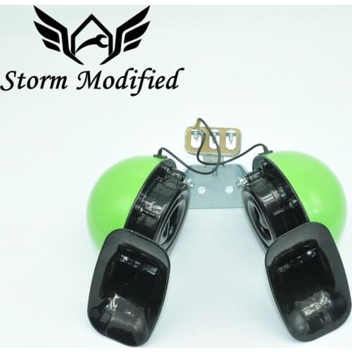 SuTong Waterproof DC 12V/24V Car Van Trolley Bus Mono Big Snail Horn Green Motorcycle High-pitched Speaker