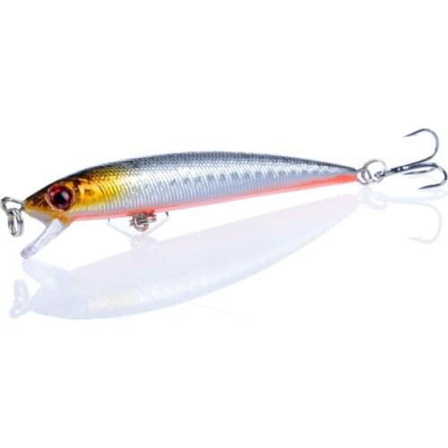 1pcs Minnow Fishing Lures 9cm 6.7g Wobblers Crankbaits 3D Eyes Lifelike Floating Hard Bait Minnow Carp Fishing Pesca Tackle
