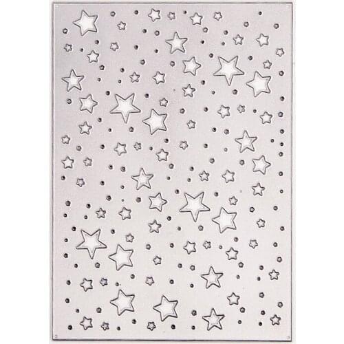 10.6x15cm Starry Sky DIY Halloween Embossing Mould Card Paper Die Stencils Punch Christmas Metal Cuts Dies Cutting