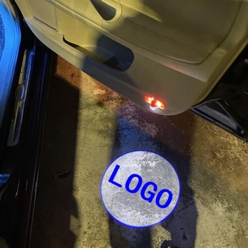 2pcs Logo Apply 2008-2013 Mondeo S-MAX LED Car Door Light Projector Ghost Shadow Light Welcome Light Courtesy Light Atmosphere