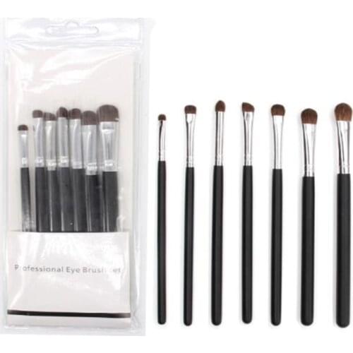 New 7pcs women makeup set,Soft shape Cosmetics Brush set,High Quality Dazzle color Handle Brushes kit,Fiber Head for Makeup