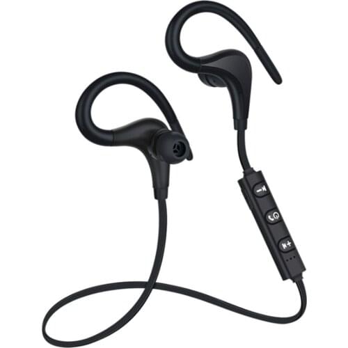 Wireless Ear-Hook Headphones Bluetooth Earphone Sports Stereo Headphones Auriculares Bluetooth V4.1 for Xiaomi Iphone 6S/7 Plus