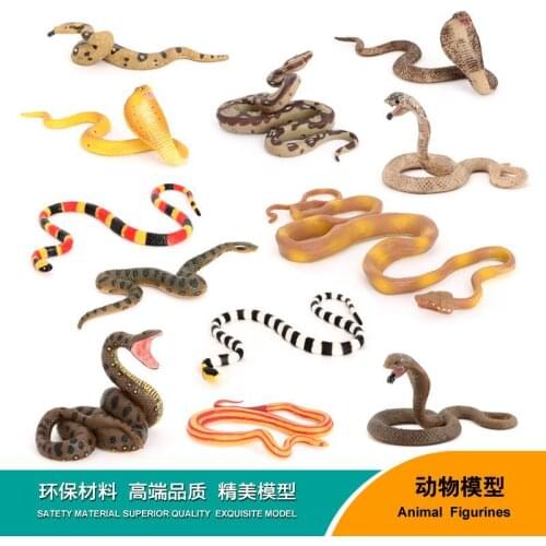 A series of Cobra Children”s cognitive aids for simulating the solid static model of wild animal toys