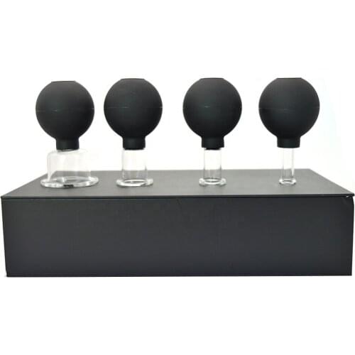 Silicone Vacumn Cupping 4 in 1 set with a Gift Box