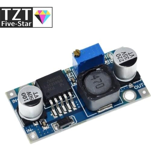 TZT LM2596s DC-DC step-down power supply module 3A adjustable step-down module LM2596 voltage regulator 24V 12V 5V 3V