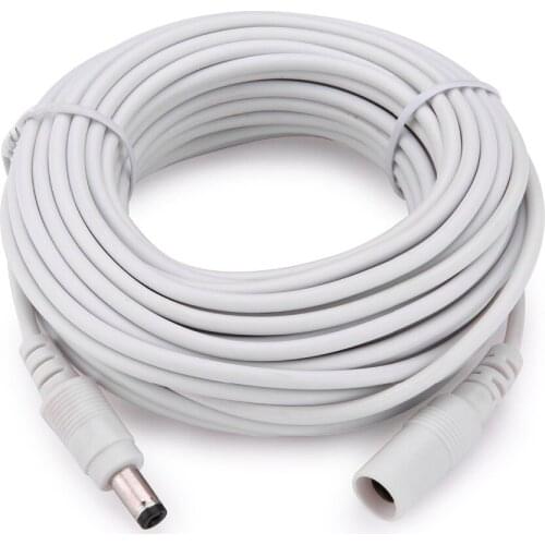 Tonton 10M DC Power Extension Cable 30ft Compatible DC 12V Adapter Cord for CCTV Security Camera IP Camera Home Security