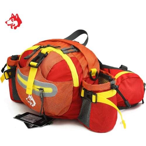 Three in one bag water resistant mens sport waist bag Orange/Green/Dark Green Waterproof nylon running belt waist pouch bag