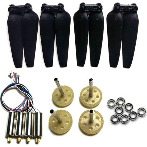 JD22S E520S E520 S162 gps rc drone Quadcopter parts foldable propeller blades CW CCW engines motors gears bearing