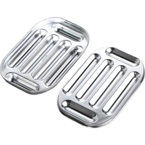 1 Set) 304 Stainless Steel Homemade Ham Sausage Mould, BPA Free Hot Dog Mold for Oven and Microwave