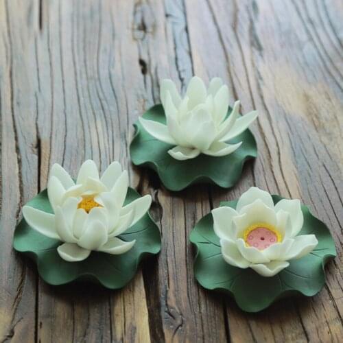 3-D Lotus Incense Sticks Holder Bigger Tower Incense Sticks Incense Stick Holder Lotus Incense Censer Home Decoration Burner