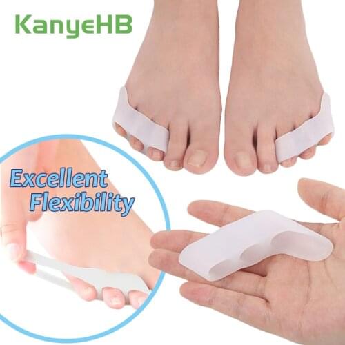 4pcs/2pairs Bunion Corrector Gel Pad Stretcher Hallux Valgus Protector Guard Little Toe Separator Orthopedic Straightener A323