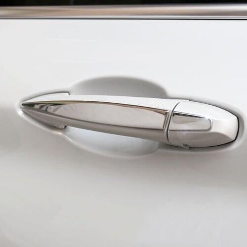 ABS Plastic For BMW X1 F48 2016 2017 2018 Car door protector Handle cover trim auto accessories styling