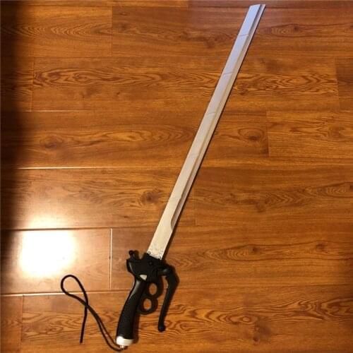 Anime Attack on Titan Eren Jaeger / Rivaille OR Props Sword Cosplay Weapon Supply Halloween Decorative Unsharpened Swords
