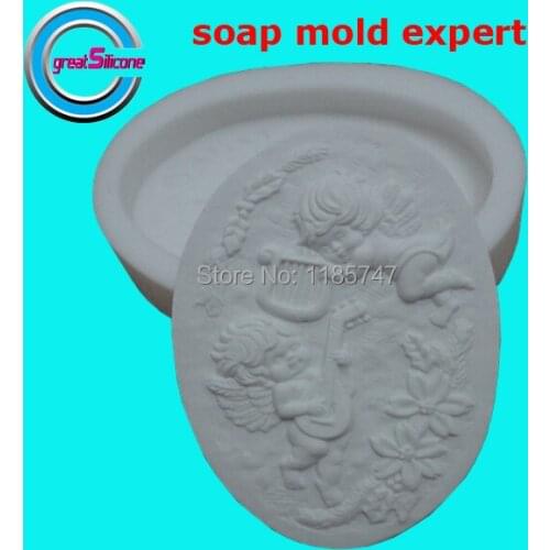 Big Size Angel baby DIY Silicone Soap Mold Decorating Silicone Mold Chocolate Sugar Molds