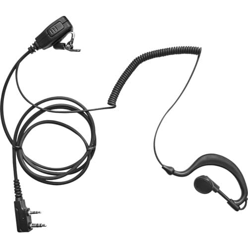 G Shape Ear Hook Headset 2 Way Radio Earpiece with Mic Walkie Talkies earphone for Kenwood/Baofeng