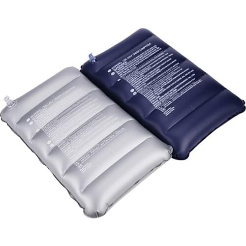 Inflatable Outdoor Camping Pillow Foldable Portable Car Plane Sleep Air Cushion Soft Travel Head Rest Support Accessory