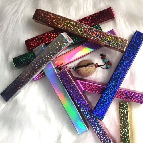 NEW 50/100pcs/lot 1.6*1.6*14.5cm Silver/Gold Eyeliner Packaging Paper Box Lipstick Pen Package box packing gift box