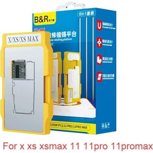 Newest Middle Frame Welding Platform for X XS XSMAX 11 11PRO PROMAX Logic Board Rework Fixture With BGA Reballing Stencil