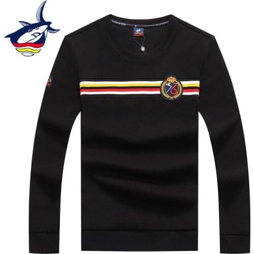 2020 New Casual Sweater Men Tace & Shark Brand Sweaters O-Neck Pullovers Men Solid Fashion Embroidery Knitted wear Men Sweater