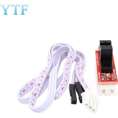 6pcs/lot Optical Endstop Light Control Limit Switch For RAMPS 1.4 Board 3D Printer Parts with 3 Pin Cable Red Part Accessories