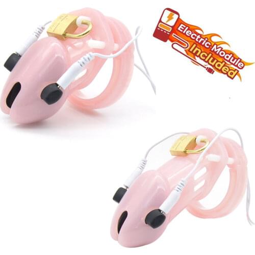 NEW THE CARMEN ELECTRA PLASTIC COCK CAGE 2.76 INCHES AND 3.54 INCHES LONG (Electric Module Included)