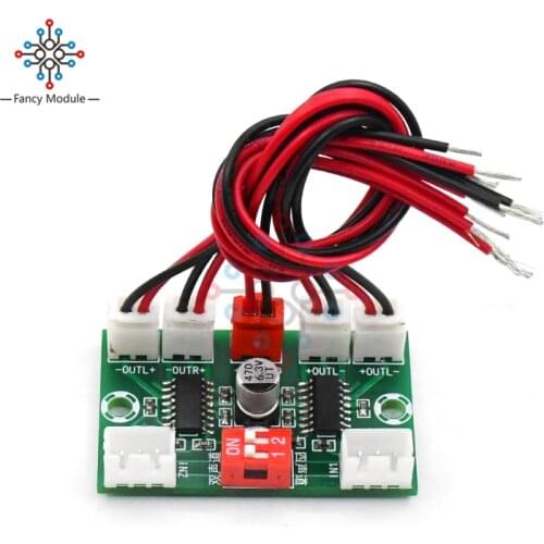 XH-A156 USB 5V Amplifier Board PAM8403 Digital Power Amplifier Board DIY 4*3W Output Four Channel Mini Power Amplifier