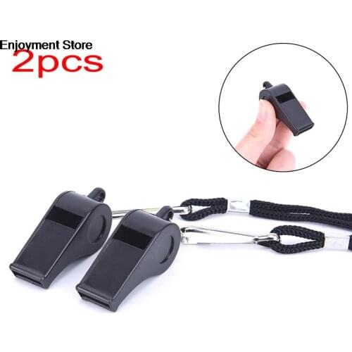 2Pcs Professional Coach Whistle Sports Football Basketball Referee Training Whistle Outdoor Survival With Lanyard hot sale