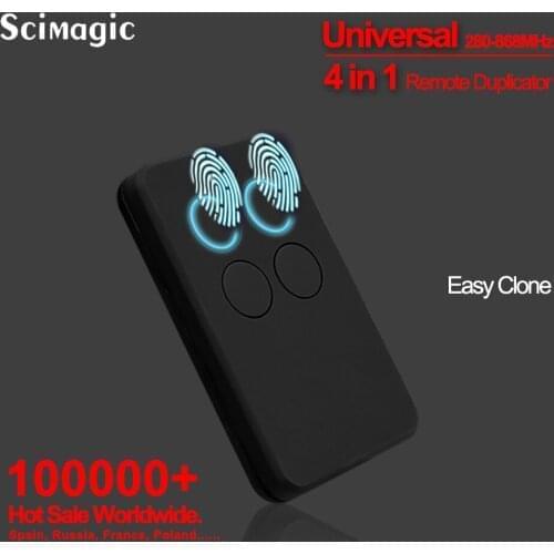 Multi-Frequency 287-900MHz Garage Door Remote Control Clone Multi-Brand Rolling Code Fixed Code Opener Keychain