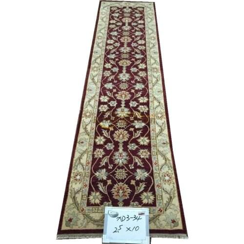 The Craft Of Making Wool By Hand Runner Carpet Room Floor Decoration Floor For Bedroom Ethnic Style Wool Knitting Carpets