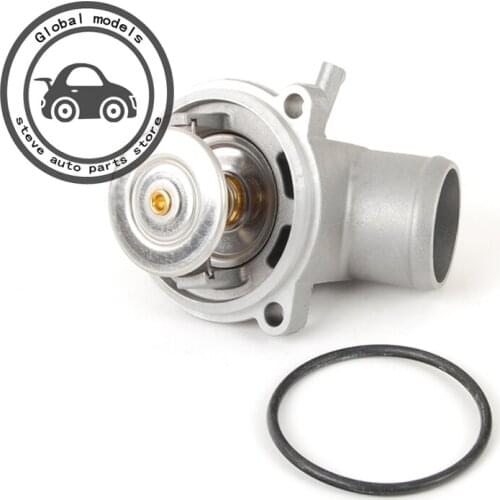 Thermostat Assembly Coolant Thermostat for Mercedes Benz W202 C160 C180 C200 C220 C230 C240 C270 C280 C320 C350 C55 A1112000915