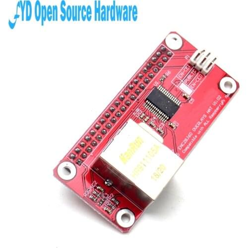 1pcs Raspberry Pi Zero W Network Adapter ENC28J60 Ethernet Adapter LAN Network Adapter Module for RPI 0