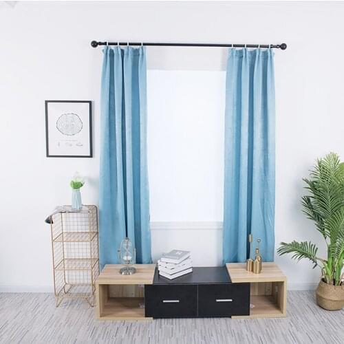 Drapes Modern Living Room Linen Bedroom Curtain Decorative Kitchen Curtains Nordic Velvet Hemp Solid Color Blackout Curtains