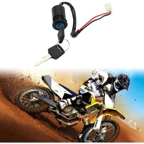 1 Set Atv Contactslot Universele 2 Draden Ontsteking Toetsen Start Schakelaar Lock Toets Voor Kart Scooter motorfiets
