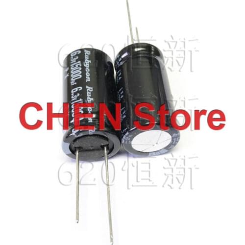 10pcs/50pcs Rubycon PX 6.3V15000UF 16X31.5mm electrolytic capacitor of Japan 105 degrees 15000uf 6.3v 1000-2000 hours