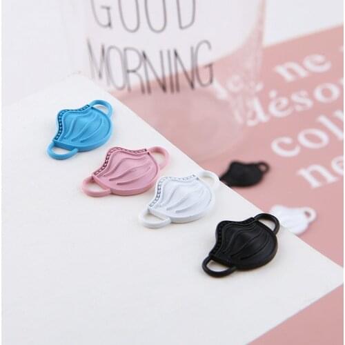 10Pcs/Lot Fashion Jewelry 14x23mm Mask Shape Charm For Jewelry Making Fashion Earring Pendant Bracelet And Necklace Charms