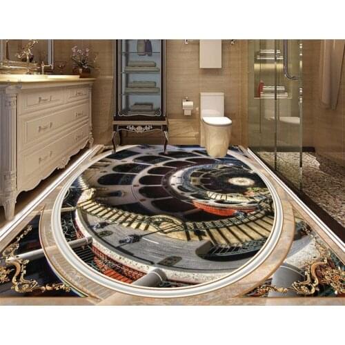 3d photo wallpaper custom 3d stereoscopic wallpaper pattern self-adhesive waterproof 3d pvc flooring