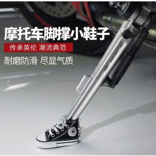 Motorcycle Side Brace Refitting Accessories Electric Scooter Tripod Decoration Small Shoes Cloth Shoes Black Shoes