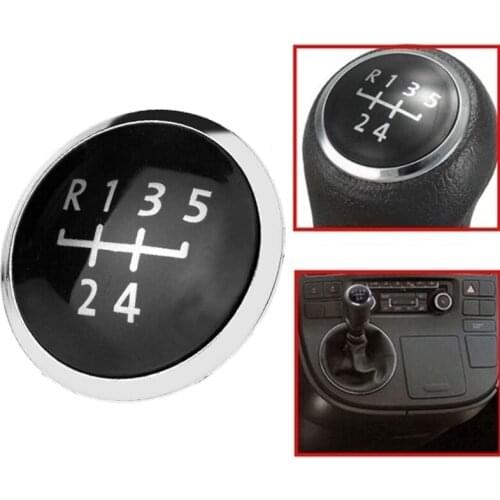 AU05 -5 Speed Manual Car Gear Shift Knob Cap Cover for Transporter T5 T5.1 Gp Replacement