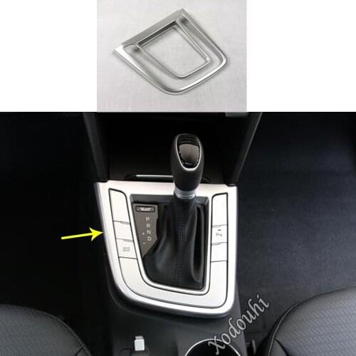 For Hyundai Elantra Avante 2016 2017 2018 2019 2020 Car Sticker Cover ABS Inner Middle Front Shift Stall Paddle Cup Frame Trim